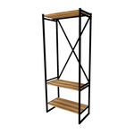 Cuier pentru haine Fabulous Metal Coat Stand Walnut/Black