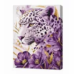 Tablou pe numere Ideyka KHO6728 30x40cm Eco, Pradatoare lila cu vopsele metalic extra