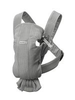 Анатомический рюкзак-кенгуру BabyBjorn Mini Grey, 3D Mesh