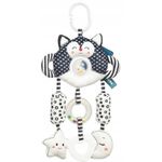 Jucărie cu pandantiv Sensillo Z-0340 Игрушка Плюш 230 B/W Cat