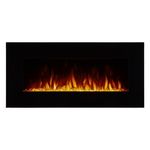 Камин электрический ArtFlame PEBBLE (de perete), 508x1067x120mm, Negru