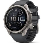 Ceas inteligent Garmin Fenix 9 Pro, 47mm, inReach,Ti w/Gpt/Bk bnd (010-04336-21)