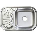 Chiuvetă bucătărie Rubano 27391 incastrabila 750x490x180mm (dreapta), inox, periat-0,8mm