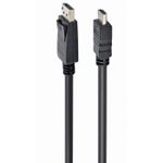 Cable  DP to HDMI  1.0m Cablexpert, CC-DP-HDMI-1M