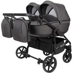 Сărucior pentru copii Angelina Carucior 2in1 pt gemeni Tvigo-Duo (DT-26)