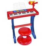 Jucărie muzicală Bontempi 133720 Синтезатор с 37 клавишами с микрофоном, ножками и стульчиком