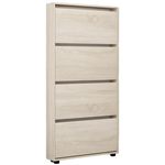 Полка для обуви Mobildor-Lux Leo Slim 50x16x164H cm Sonoma