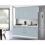 Mobilă pentru bucatarie Modern Bono H110 2.0m White/Blue