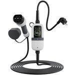 Зарядная станция Rheidon Tech PC200-3K6-T2, портативное зарядное устройство для электромобилей Тип 2, 3,6 кВт, 16 А, 230 В (однофазное)