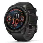 Смарт часы Garmin Fenix 8 – 47 mm, Sapphire, Carbon Gray DLC Titanium with Black (010-02904-21)