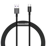 Cablu telefon mobil Baseus CATYS-01 USB - TYPE-C, 66W, 1M, SUPERIOR BLACK