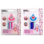 Set de creație Create it! 84517 Cretă colorată pentru păr cu accesorii (în asort.)