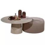 Журнальный столик Pereflex Aura 42x104cm/75x36cm + Puf (084503