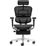 Офисное кресло ART Ergohuman Luxury 2 Black + Legrest T-168-B1 EHL2-AB-HAM-5D-D