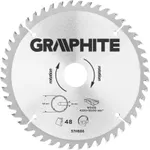 Диск отрезной Graphite 57H666 Disc circular pentru lemn, 185x30mm, 48 dinti