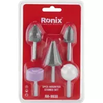 Set de tubulare, bite, duze Ronix RH-9938 Pietre abrazive pentru burghiu 5 buc