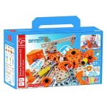 Set de construcție Hape E3032 Set cu unelte Tânăr Inventator în cutie