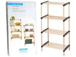 Etajeră din lemn cu 4 niveluri Storage Solutions, 49X28X92.5cm