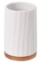 Pahar pentru periuțe de dinți Bisk 08404 Suport periute de dinti KIDO alb