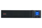 APC Easy UPS SRV3KRIRK 3000VA/2400W,Rack2U,Sinewave,Online,LCD,AVR,USB,RS232,Comm.slot,6*C13,Railkit