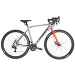 Bicicletă Crosser NORD 16S 700C 500-16S Grey/Red 116-16-500 (S)