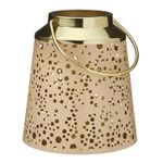 Свеча Promstore 41389 Sfesnic metalic Felinar 15x16cm, auriu