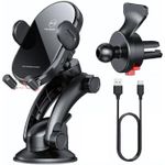 Зарядное устройство беспроводное MCDODO CH-7620 Charger Car Mount Wireless 15W Space Series, Black