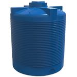 Duș de vară Uniplast 37092 Rezervor apa 3000 L vertical, oval (albastru) cu stut D. 2