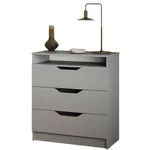 Comodă MebelStar 800 LILU 81x40x89 Grey (MBS-1343)
