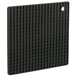 Коврик для ванной Bisk 03746 Covoras siliconic de bucatarie patrat, negru