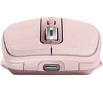 Wireless Mouse Logitech MX Anywhere 3, Optical, 200-4000 dpi, 6 buttons, Bluetooth+2.4GHz, Rose