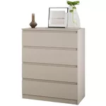 Comodă MebelStar NEO 4S 80x43x98 Cashmere (MBS-1074)