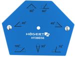 Магнитный держатель для сварки Hoegert HT3B656 Magnet hexagonal pentru sudura 22.5kg ,120x90x18mm