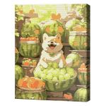 Картина по номерам Art Gallery EX8445 30x40cm Shiba Inu fericit