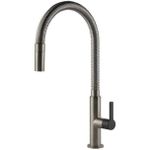 Смеситель кухонный Gessi 60003-599 Mesh Finox Brushed Nickel / Matte Black