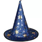 Decor Promstore 53734 Palarie vrajitoare Halloween cu stele, 32X32cm, textil