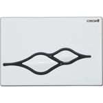 Кнопка смыва Creavit GP1001.02 white-black