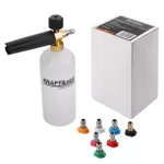 Аксессуар для мойки Kraft&Dele KD1270 пеногенератор + 7 насадок, 1 л