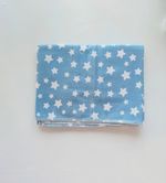 Байковая пелёночка Pampy 100*80 cm Blue Stars