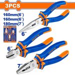 Плоскогубцы Wadfow WPS0603 3buc. Dielectric