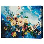 Картина по номерам BrushMe BS53560FC 40x50 cm (fără cutie) Flori albastre