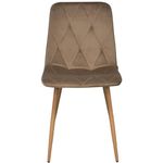Scaun Evelin di Costacurta YTC-080Wo, BLUVEL40 (Brown)