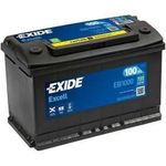 Автомобильный аккумулятор Exide EXCELL 12V 100Ah 720EN 315x175x205 -/+ (EB1000)