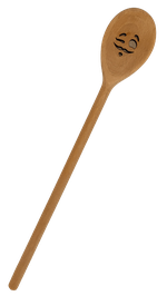 Ложка деревянная вырезанная 35 cm