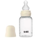Поильник BIBS 51161216 Set complet 2 biberoane anticolici Ivory cu tetina din silicon flux lent, 150ml