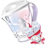 Cană filtrantă pentru apă Fito Filter Perla Si+ alb 2cart