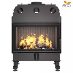 Каминная топка SAVEN Energy 80x50 Black (17,0 кВт) ECO - с прямым стеклом