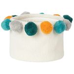 Короб для хранения Premaman PCHUSH-ECR-UNQ Cos pentru depozitare brodat Pom Poms