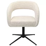 Scaun Deco Ardus CY-119 Beige, rotativ (UF986-26) + Black legs