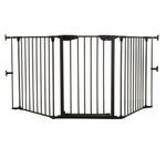 Ворота безопасности 3 секции Dreambaby Newport Adapta Gate (85,5 - 210 см) черный